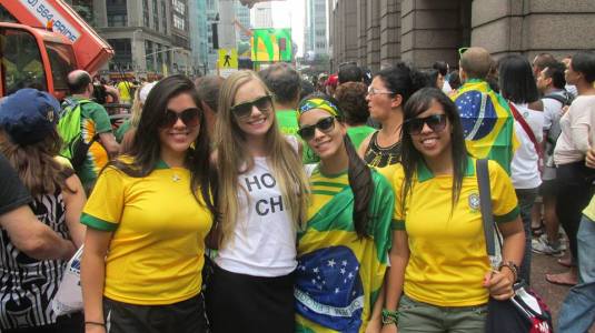 Au Pairs at the brazilian Festival